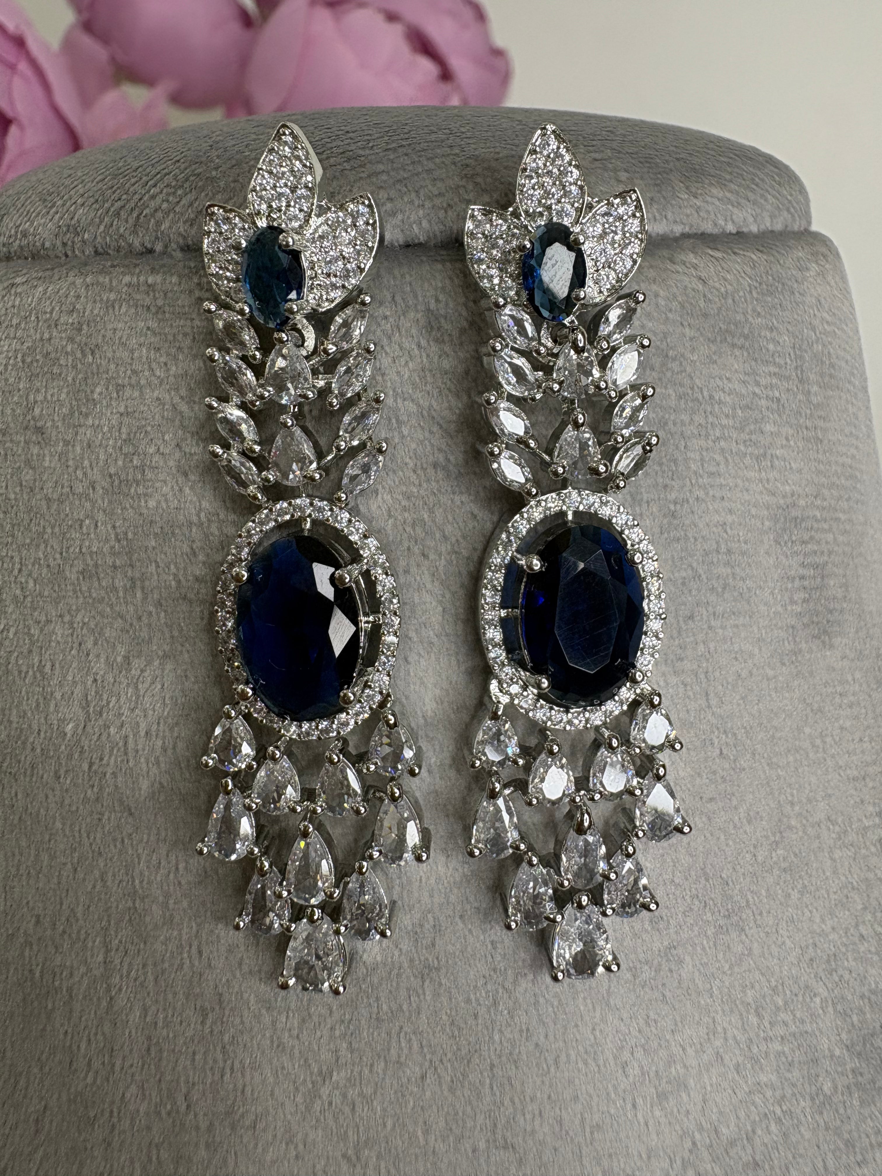 American Diamond Necklace Set- YJ110019