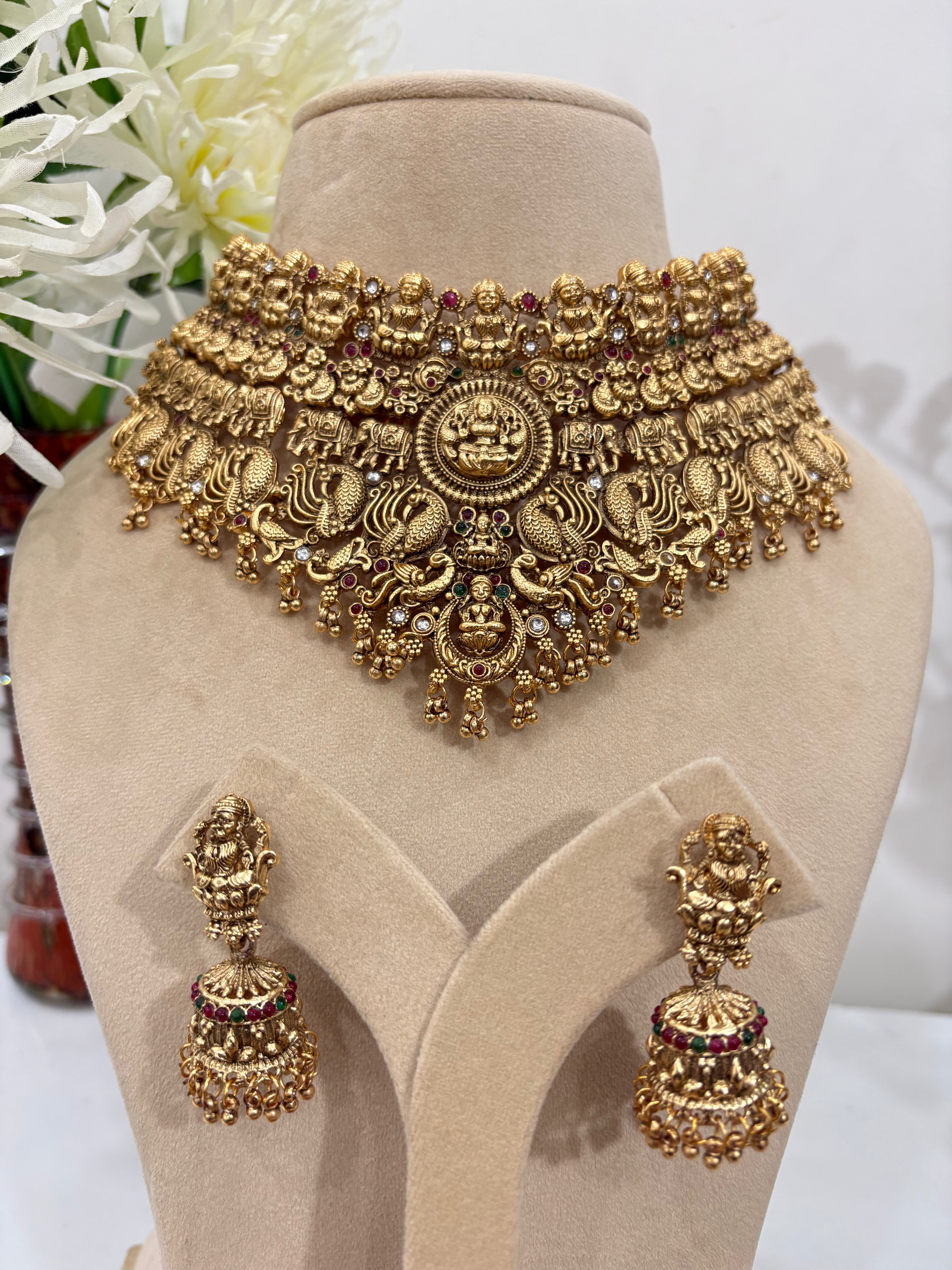 Temple Necklace Set- YJ210002
