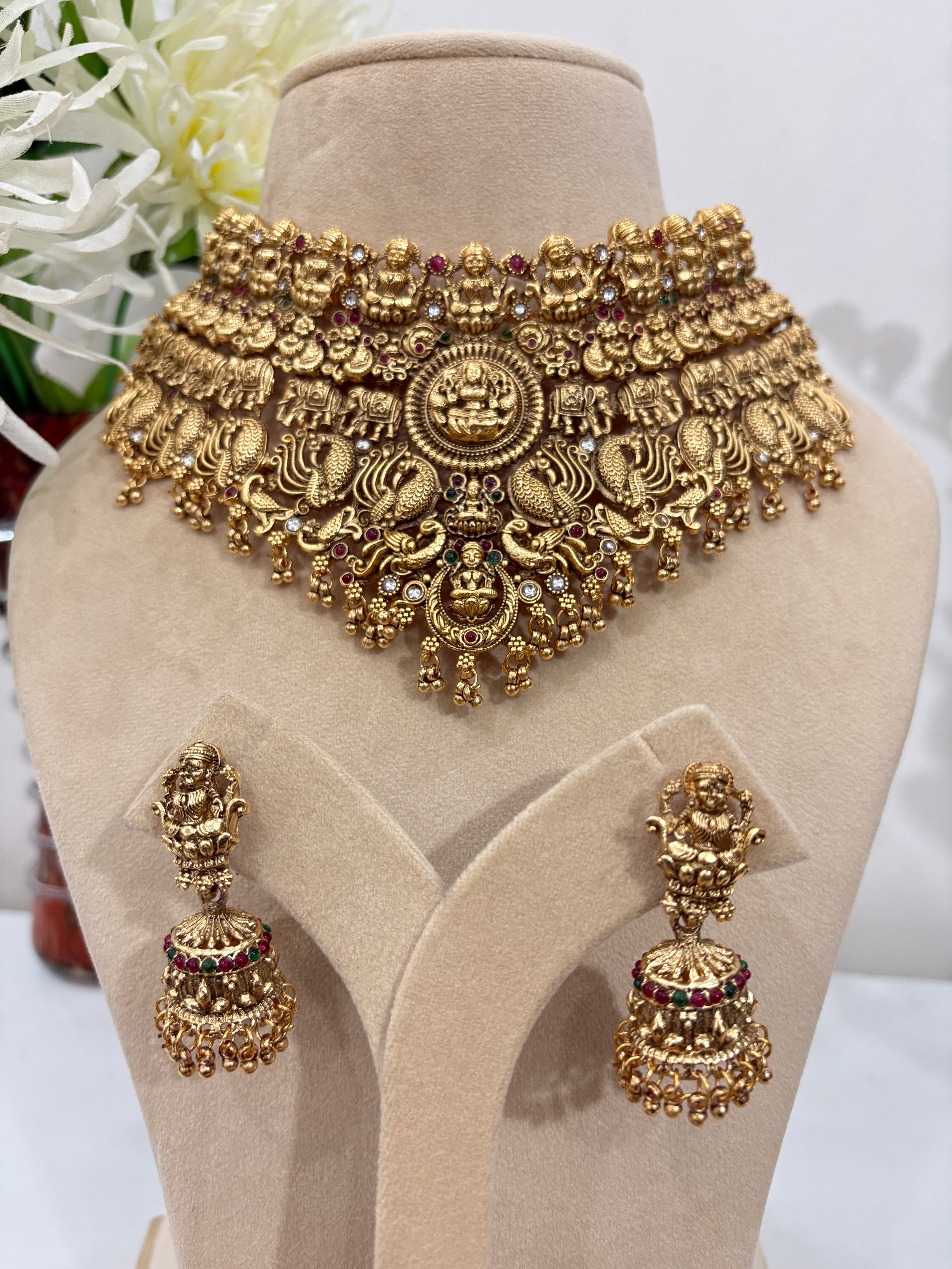 Temple Necklace Set- YJ210002