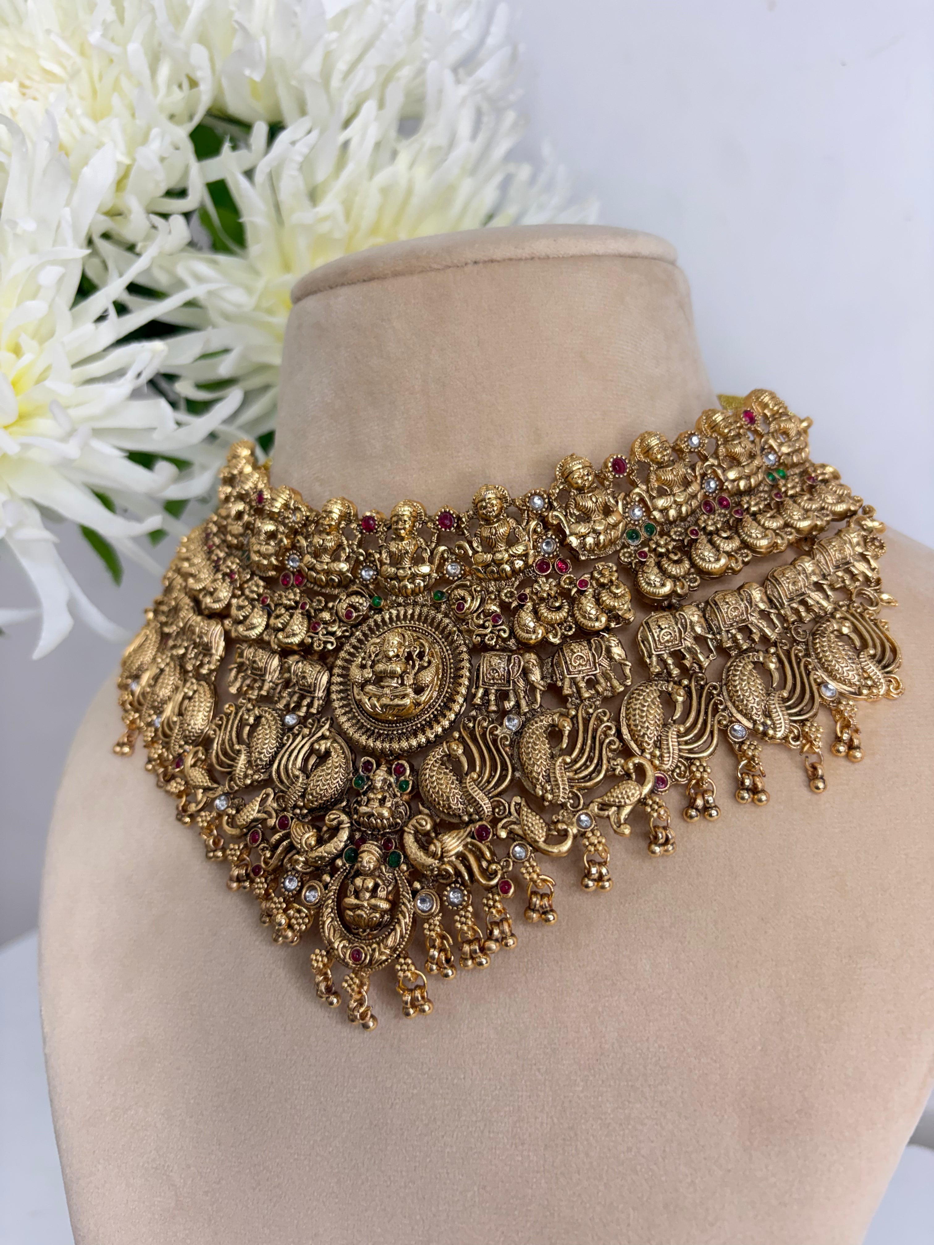 Temple Necklace Set- YJ210002