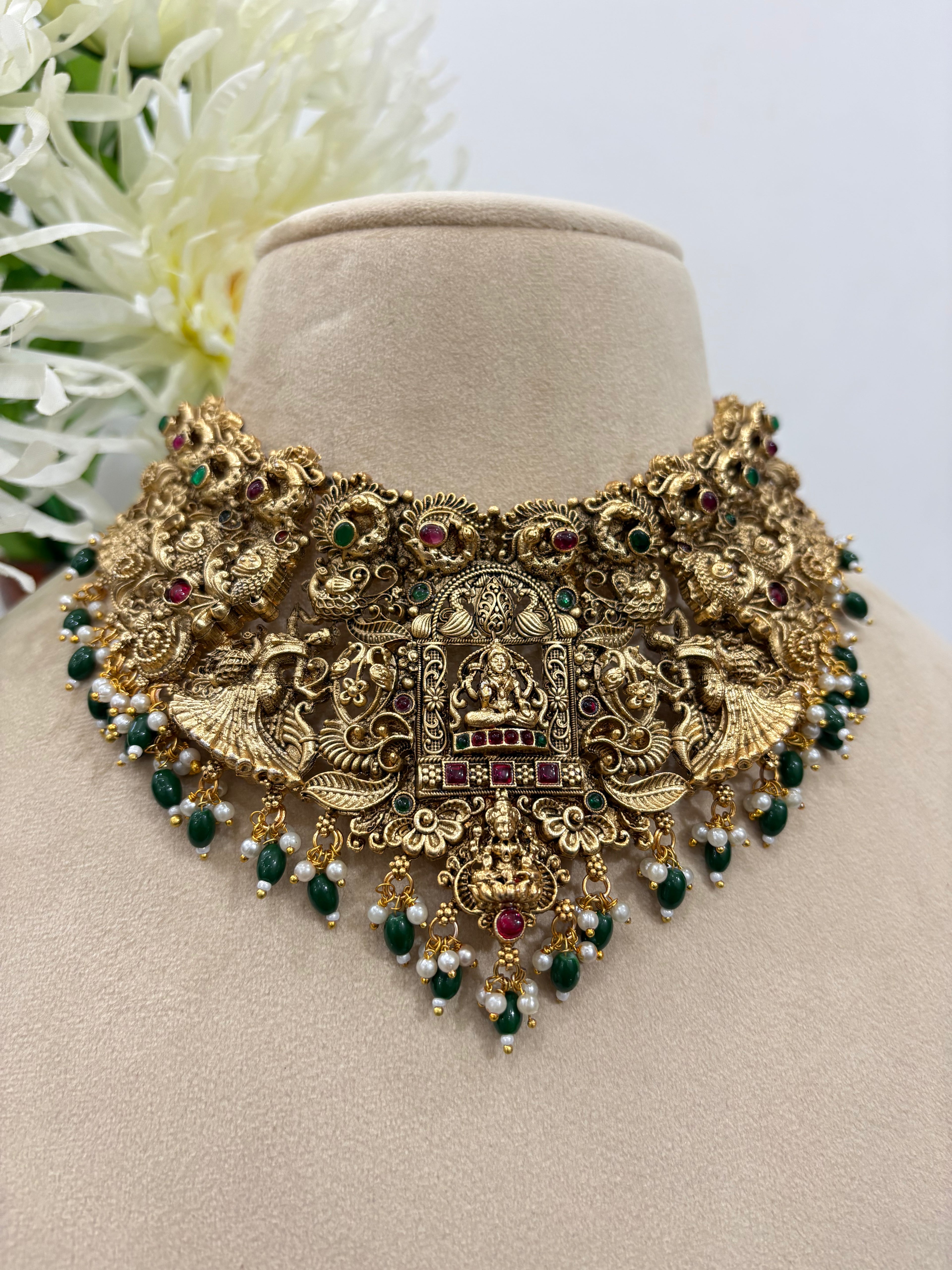 Temple Necklace Set- YJ210003