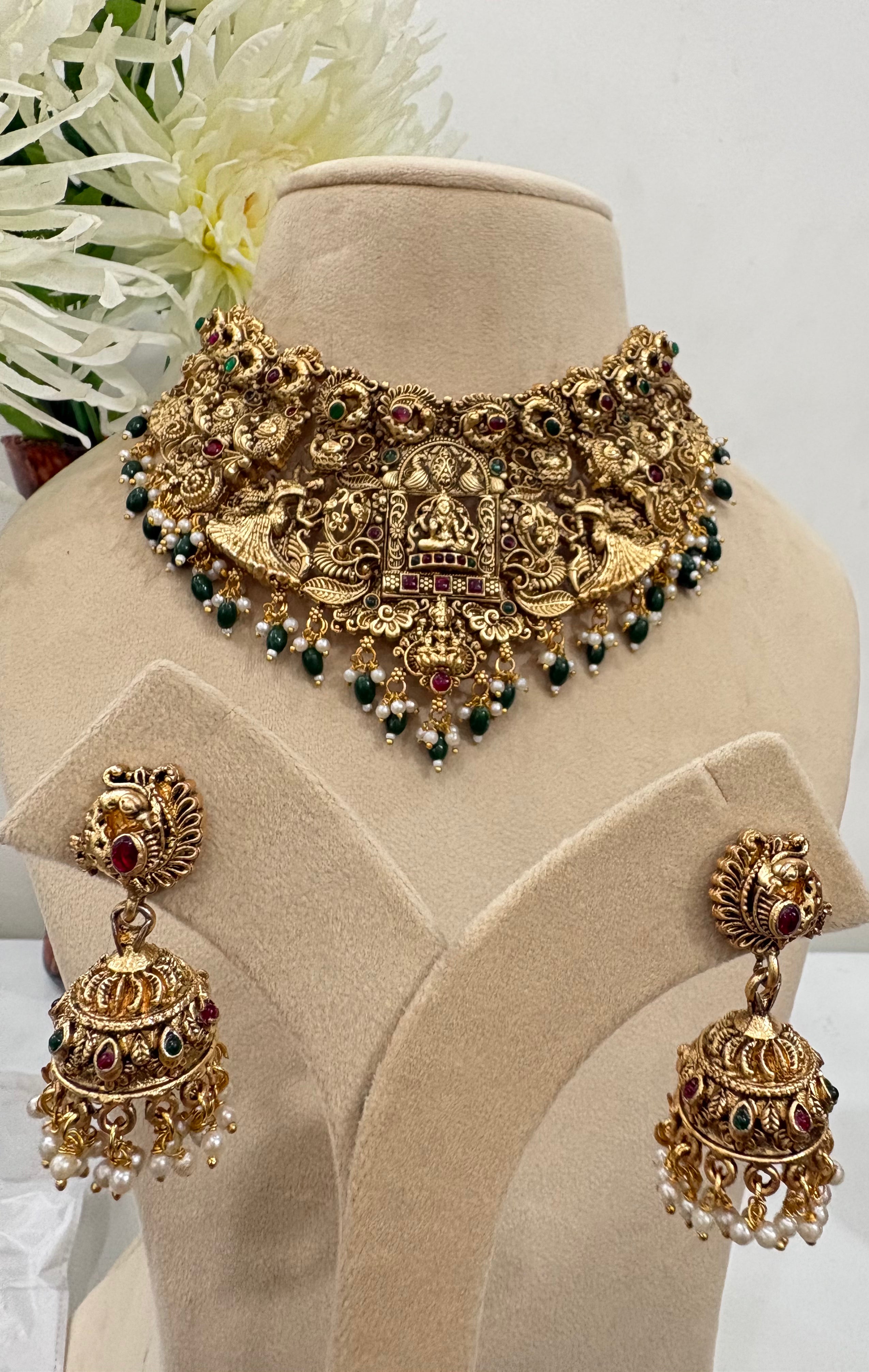 Temple Necklace Set- YJ210003