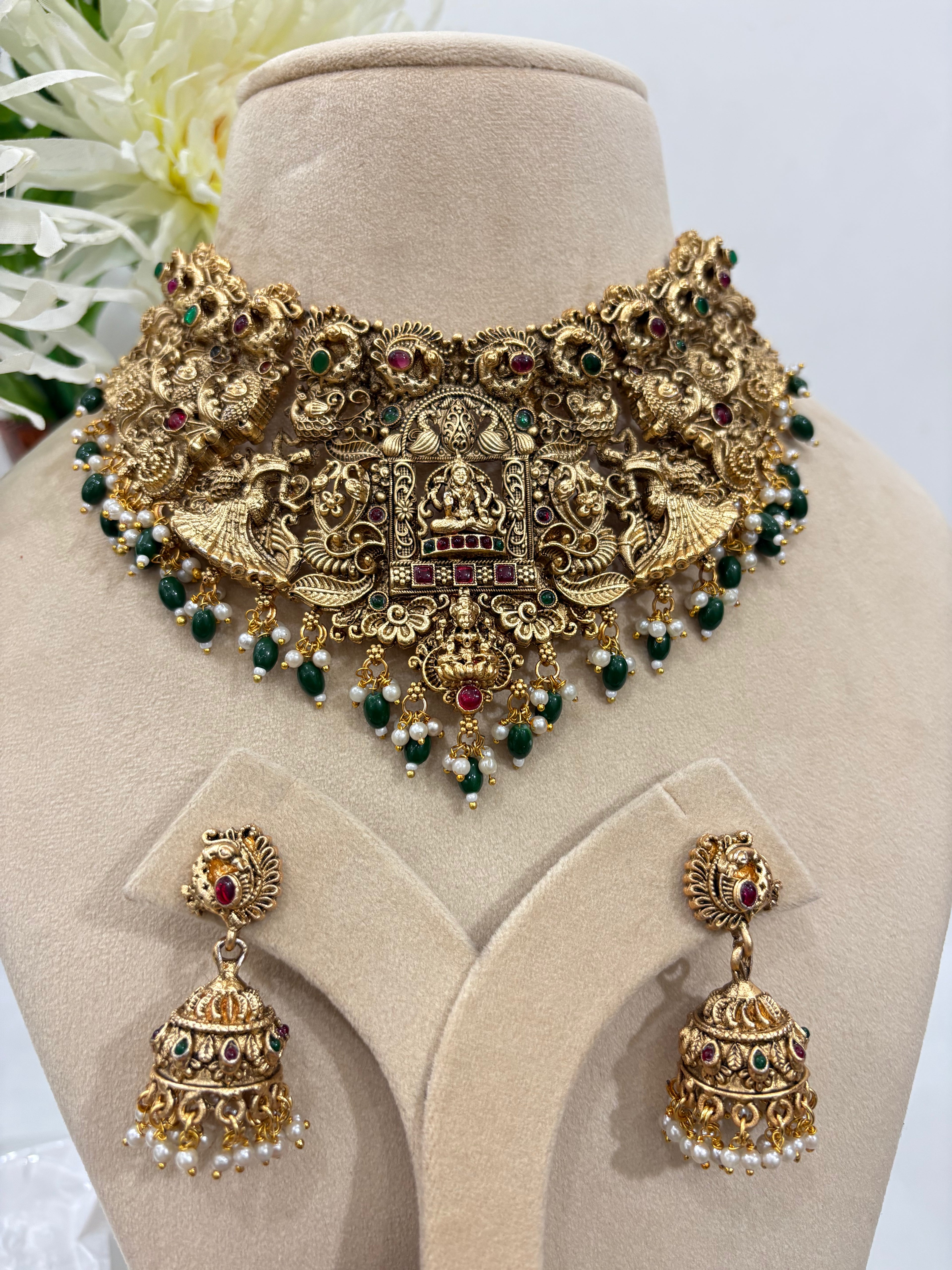 Temple Necklace Set- YJ210003