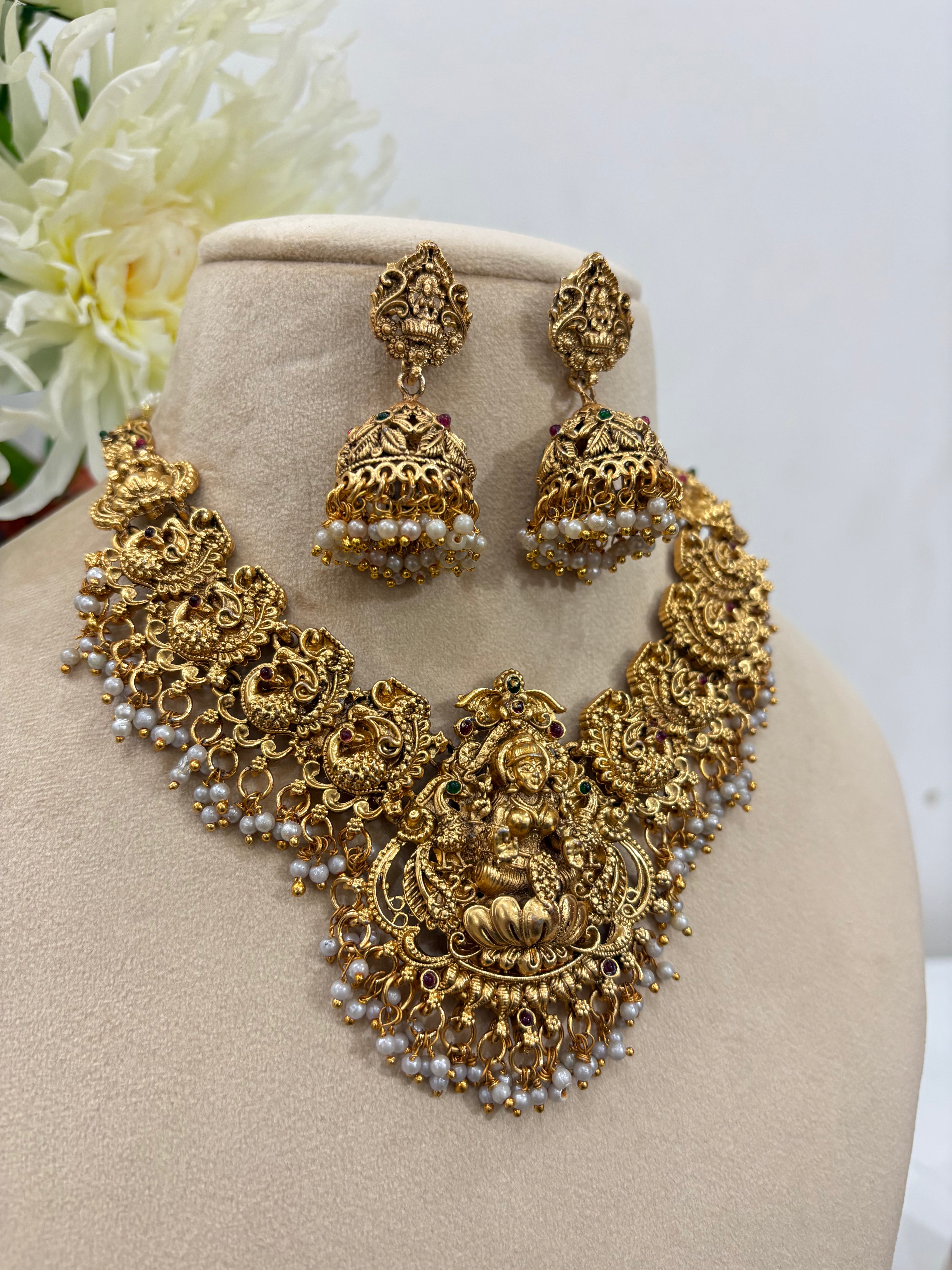 Temple Necklace Set- YJ210001