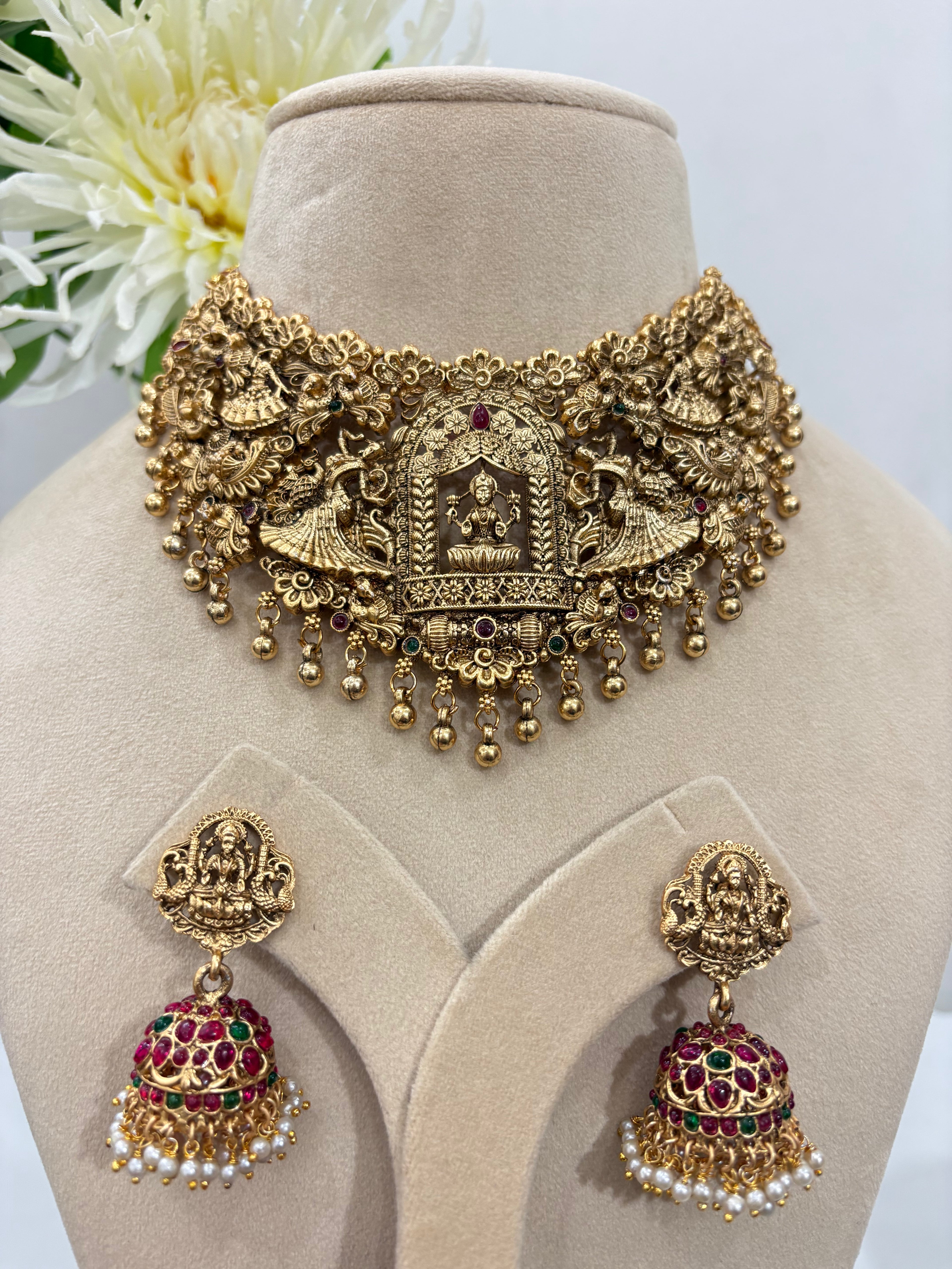 Temple Necklace Set- YJ210005