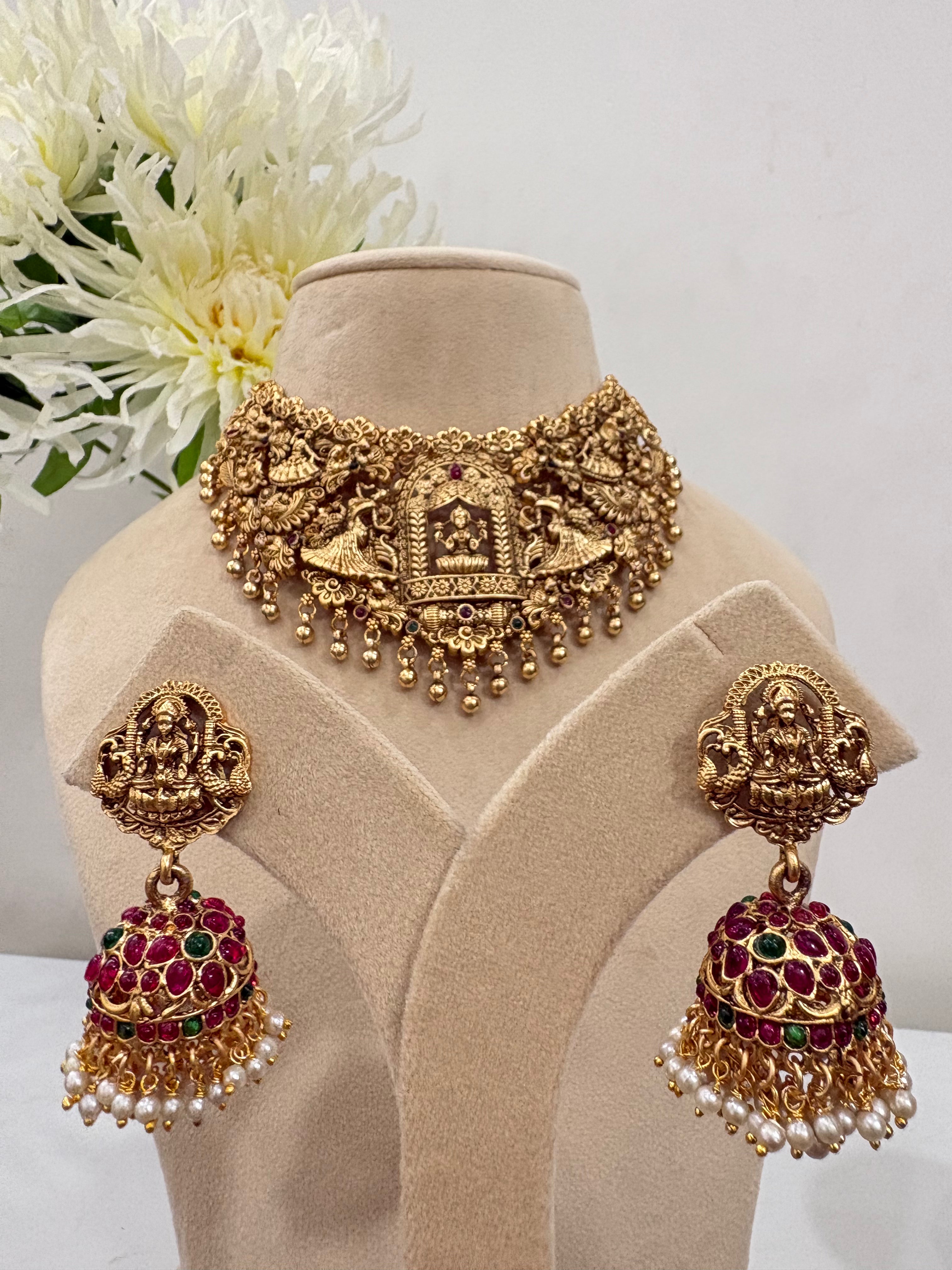 Temple Necklace Set- YJ210005