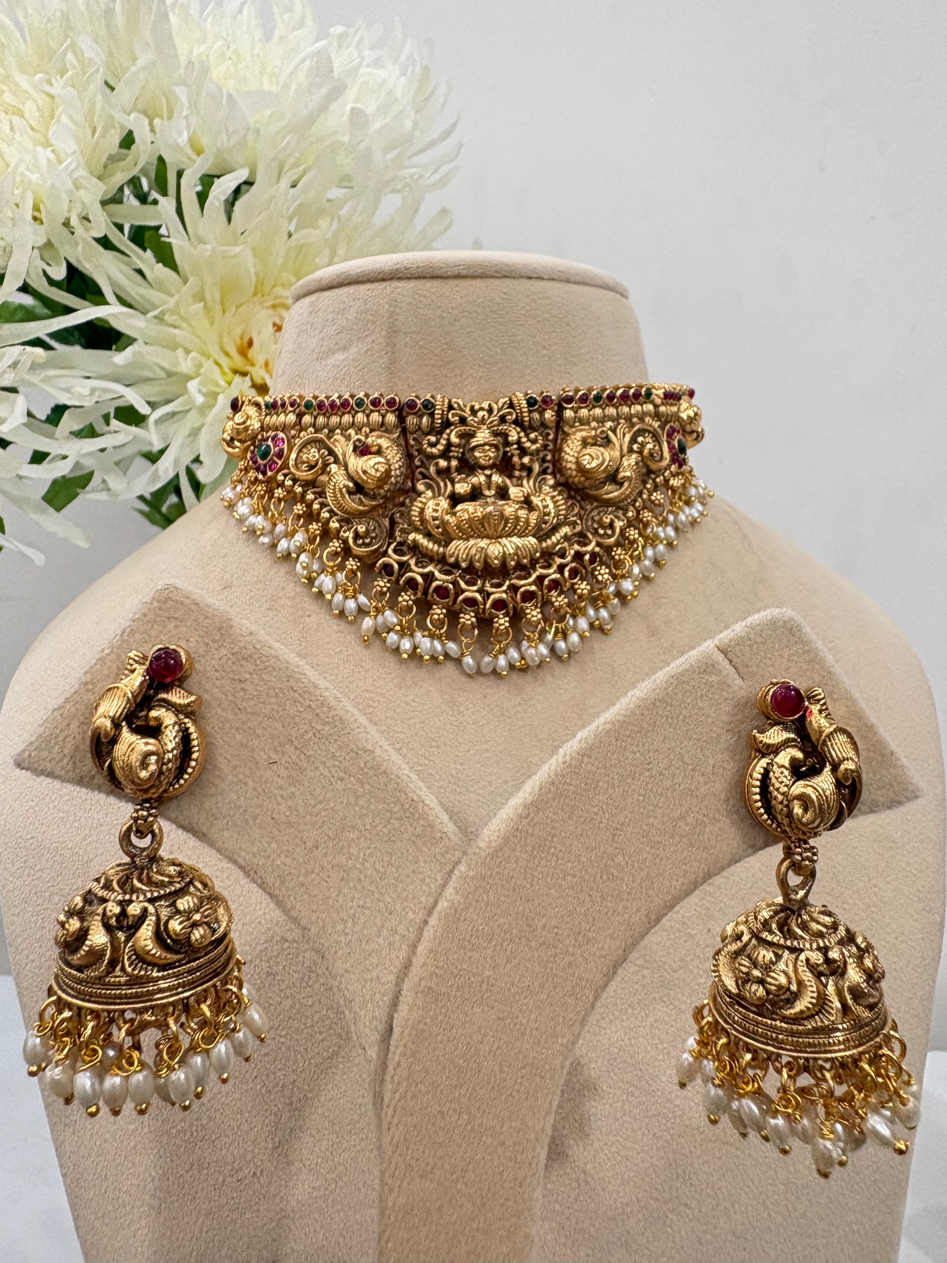 Temple Necklace Set- YJ210007