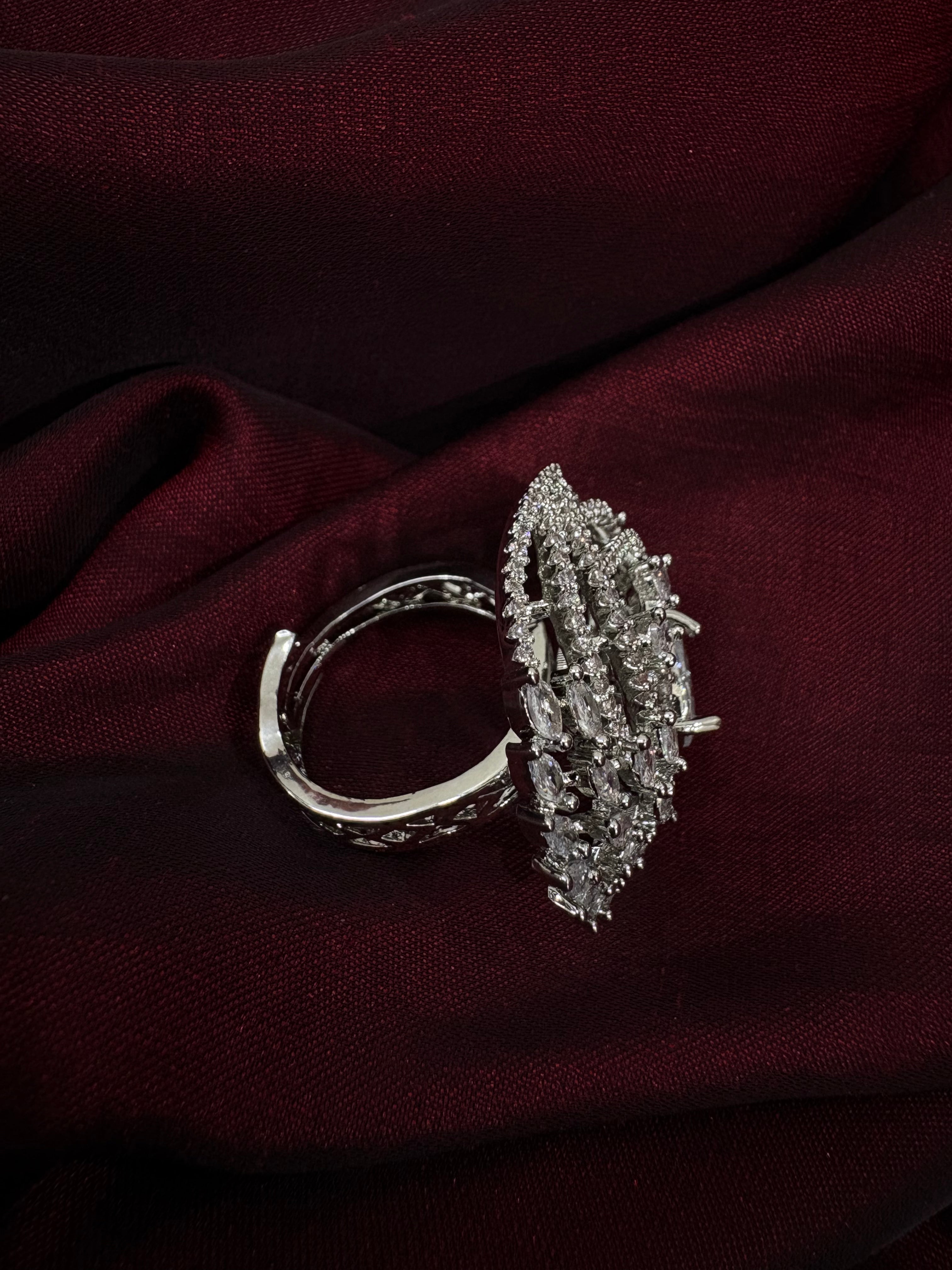 American Diamond Ring- YJ120001