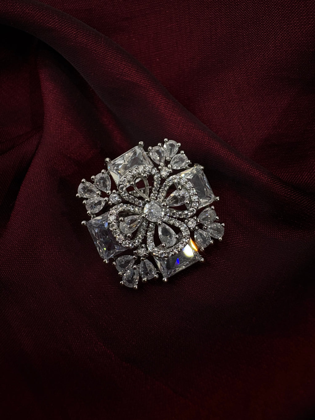 American Diamond Ring- YJ120002