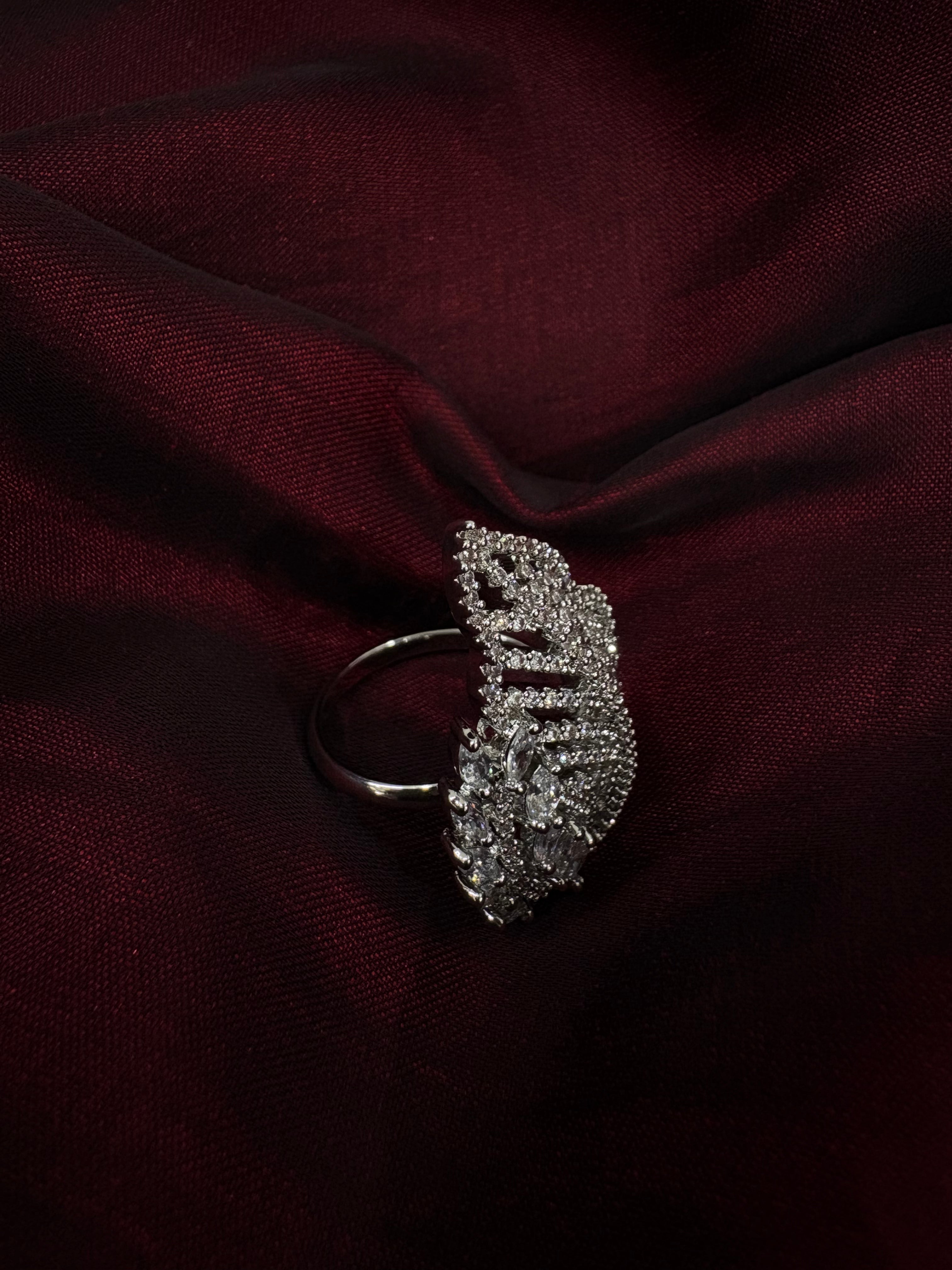 American Diamond Ring- YJ120003