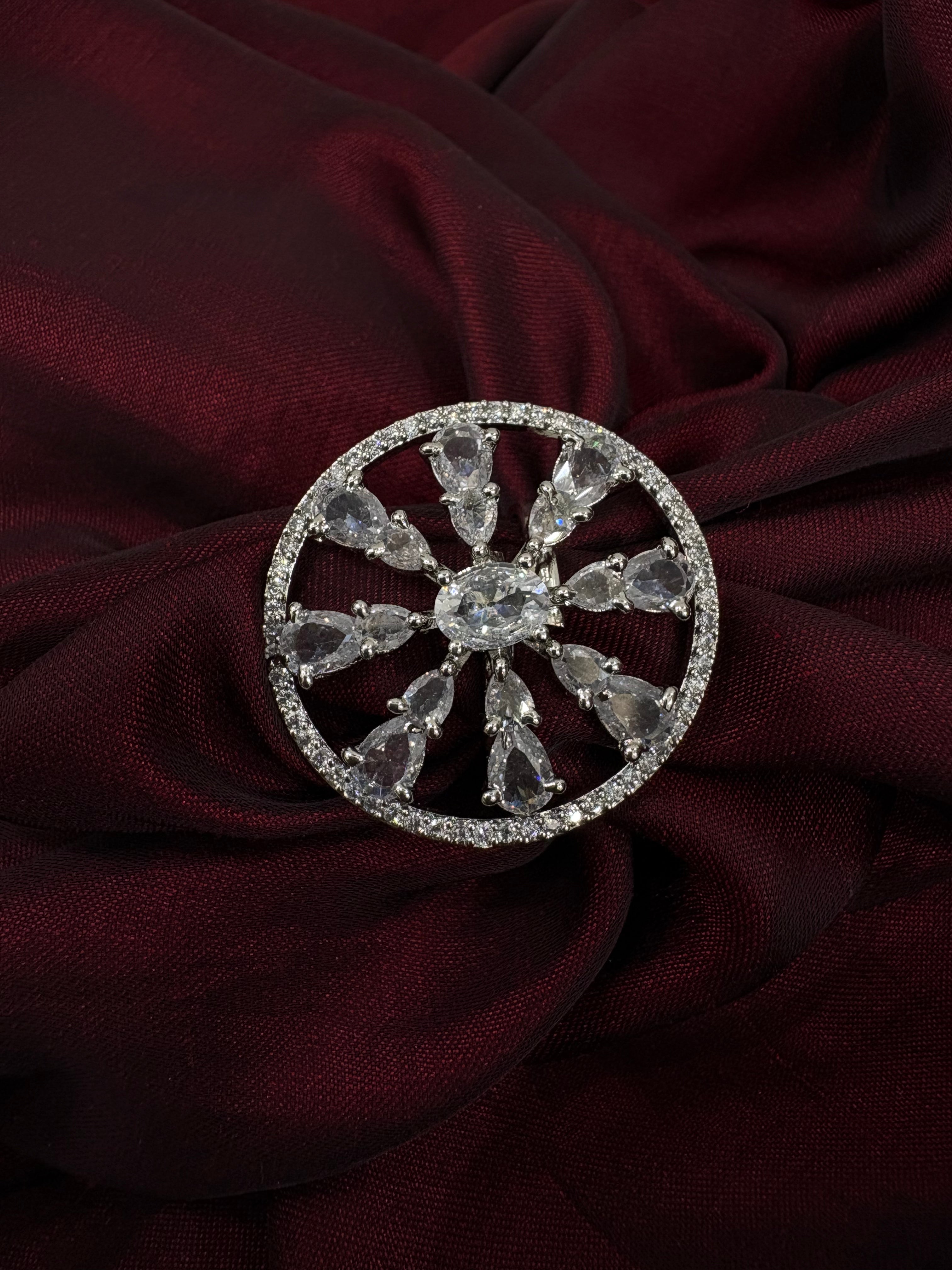 American Diamond Ring- YJ120004