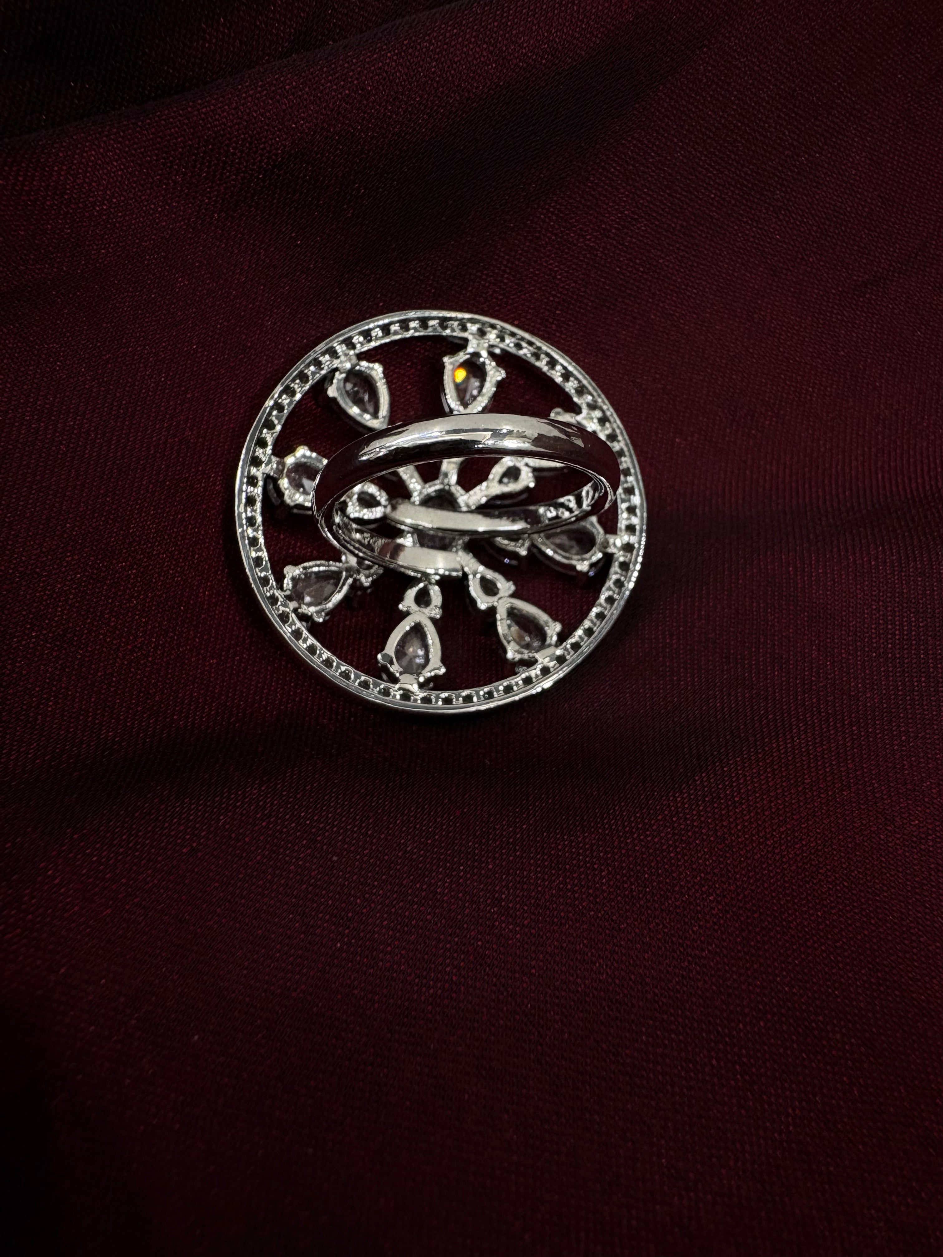 American Diamond Ring- YJ120004